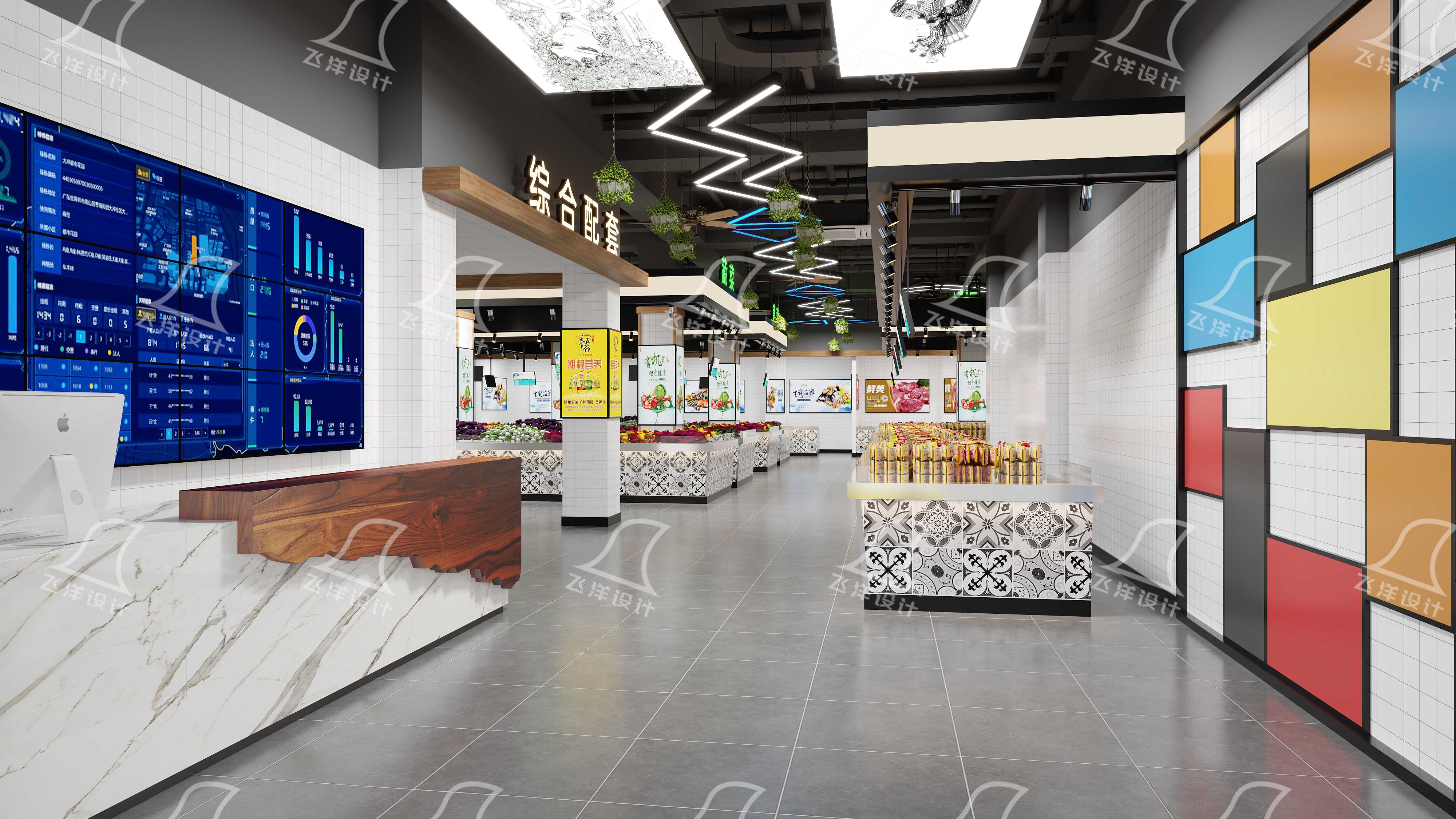 設計案例：濟南德潤天璽農貿市場