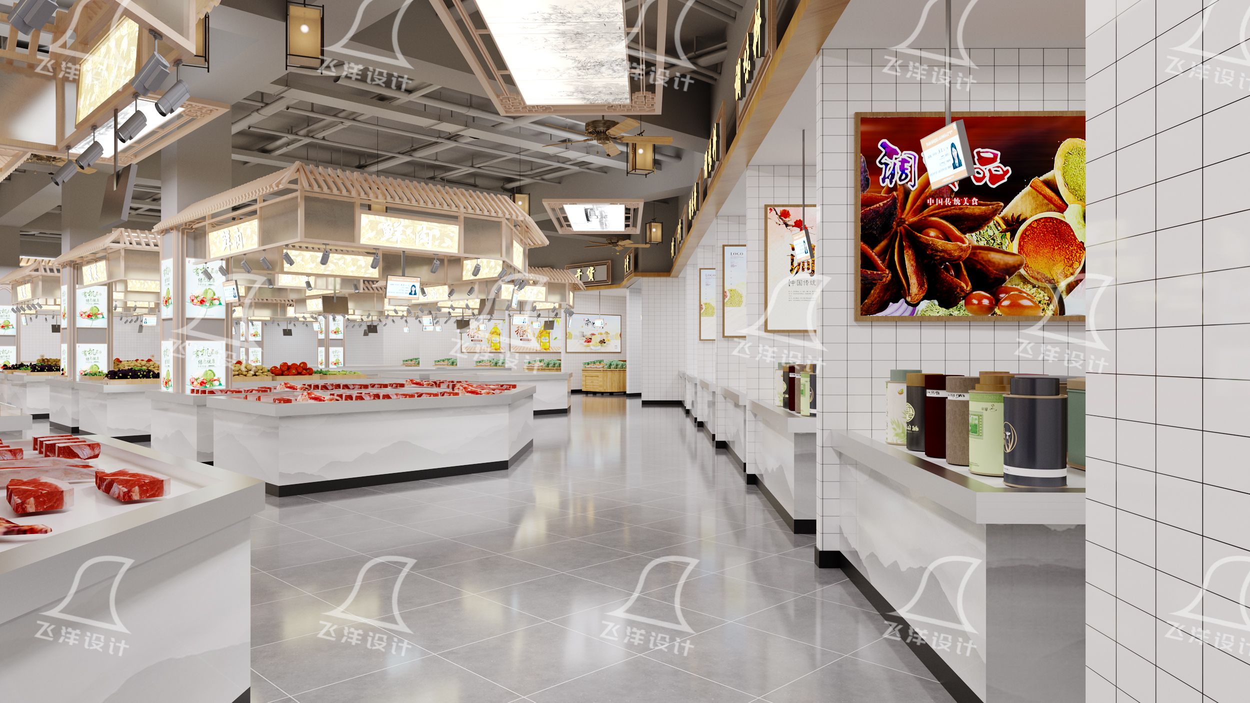 地下農(nóng)貿(mào)市場設(shè)計(jì)